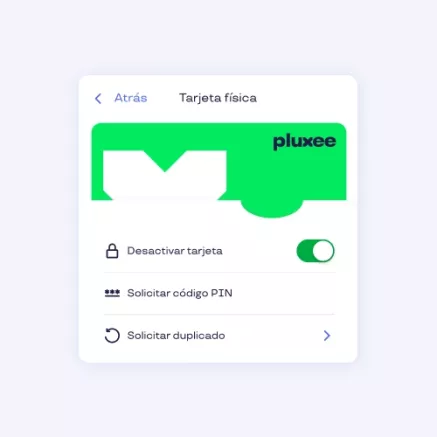 tarjeta física y virtual